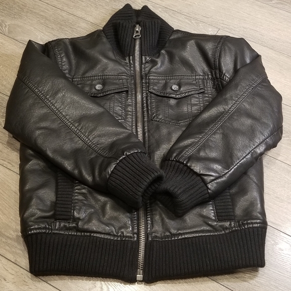 Zara Other - New Faux leather jacket by Zara for boys 5/6